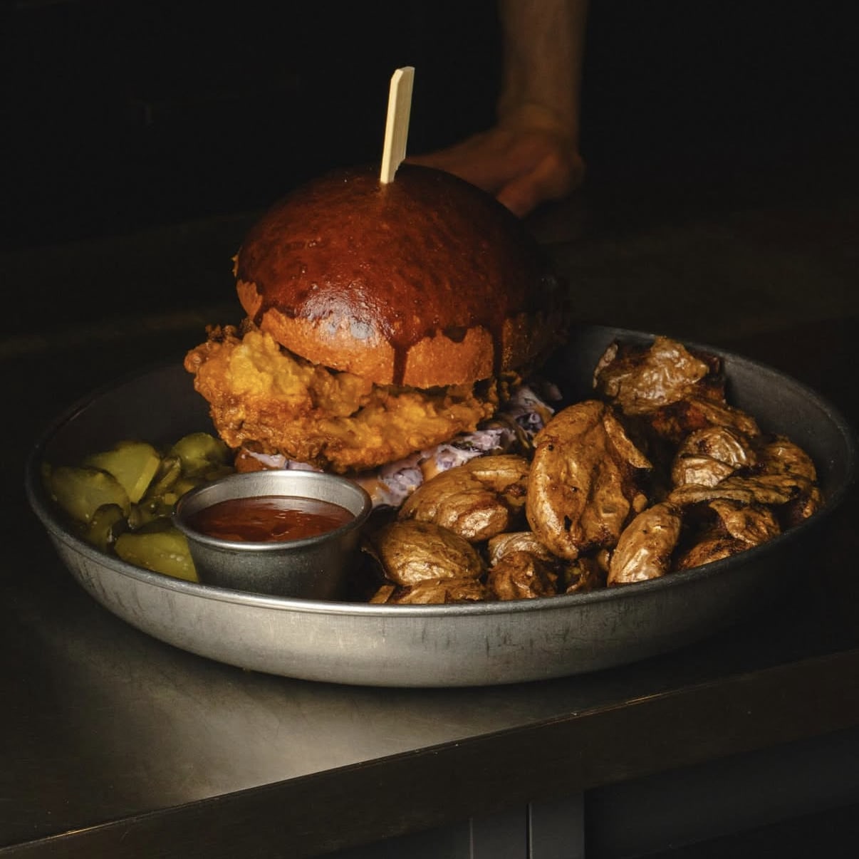 Vistas smash burgera komplekts